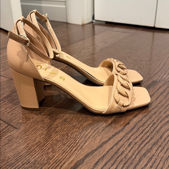 Unisa Beige Chain Detail Sandals - Picture 3 of 7